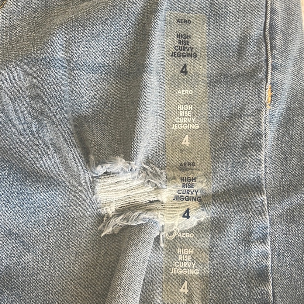 Aeropostale Size 4 Ripped Repreve Jeans - Picture 2 of 7